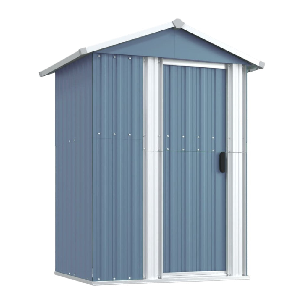 Metal Storage Shed for Outdoor Use with Ventilation - 120 x 80 x 180