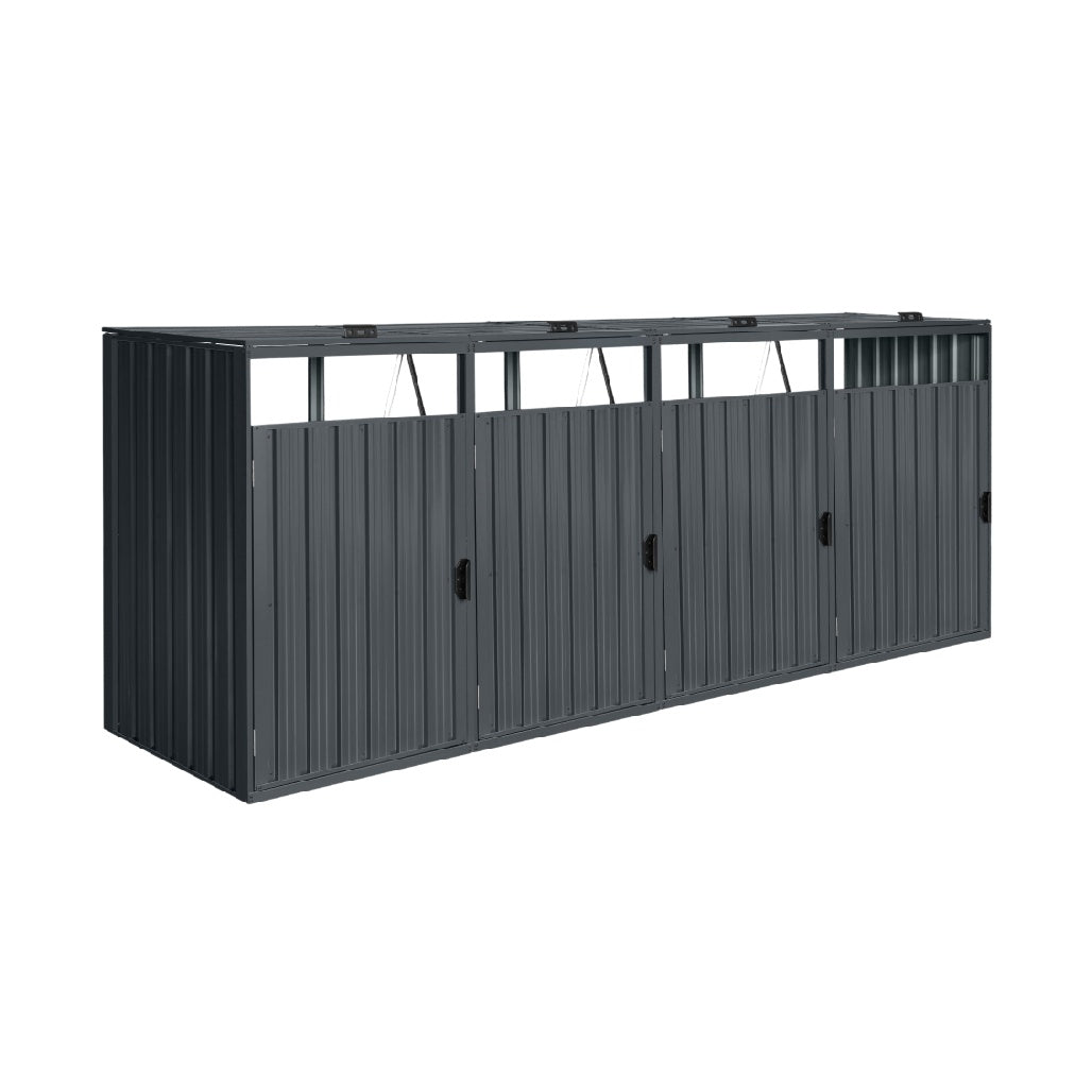 Metal Storage Cabinet for Outdoor Use in Steel - 200 x 60 x 110