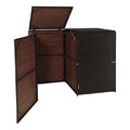 Outdoor Storage Box for Patio in Wicker - 100 x 50 x 70