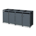 Storage Cabinet for Living Room in Metal - 150 x 50 x 80