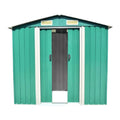 Metal Garden Shed for Outdoor Storage - Galvanized Steel - 200 x 120 x 180
